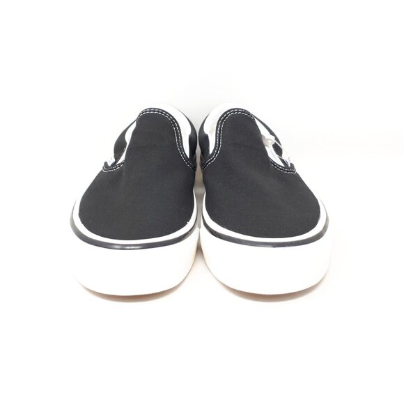 Vans Classic Slip On 98 DX OG Black White Skate Shoe Sneaker Mens 5.5 / Womens 7 - Picture 7 of 12